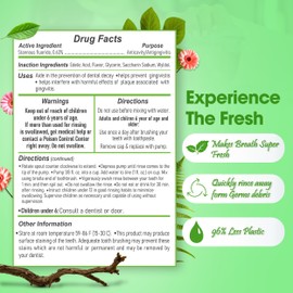 ELEMENT Stannous Fluoride Mouthwash - 10 Fl. Oz. 0.63% Antimicrobial Perio Rinse - Alcohol Free, Dye Free, Paraben Free - Refreshing Spearmint Flavor