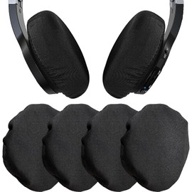 Headphone Covers Stretch Knit 8-11cm 2 Pairs Cover Compatible Headphone Cover Anti-Degradation Dustproof for Headphones Washable Earpads Anti-Degradation