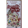 to Very Special Friends at Christmas Card White L