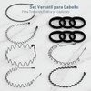 Nivofu 6 Piezas Diademas De Metal, Diadema Ondulada De Primavera