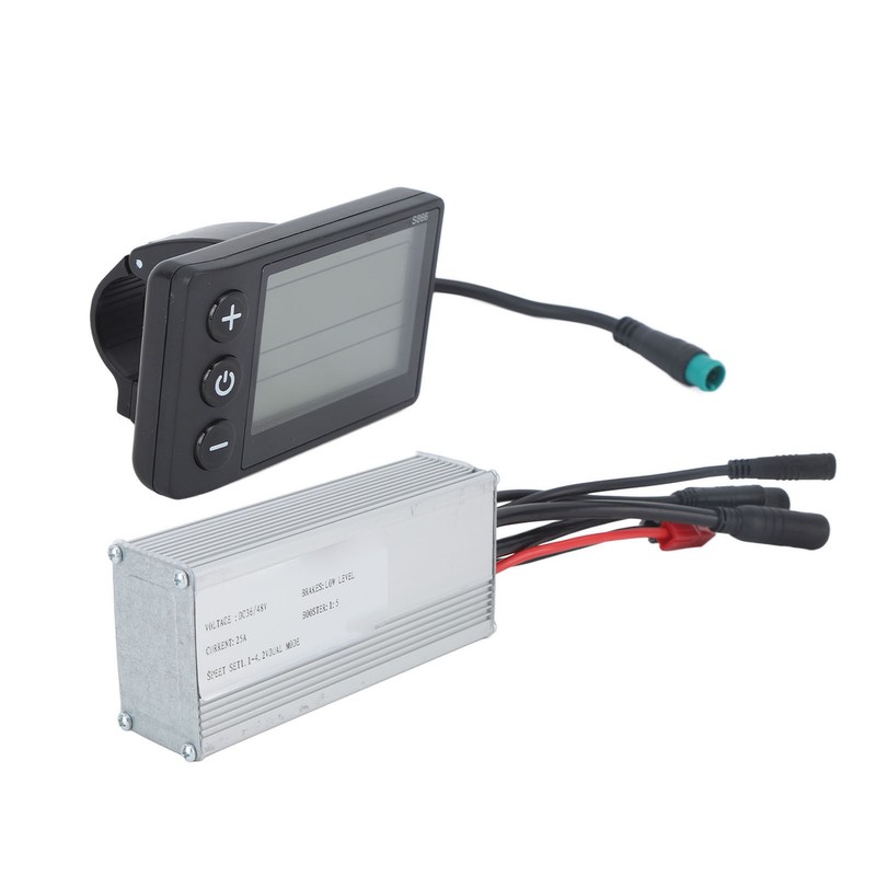 Electric Bike Conversion Kit 25A Controller Waterproof Instrument Control Panel