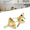 3 Piece Stainless Steel Funnel Set, Stackable Small Funnel Jam