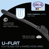 alca® Windscreen Wiper Set with Rear Wiper Suitable for Honda