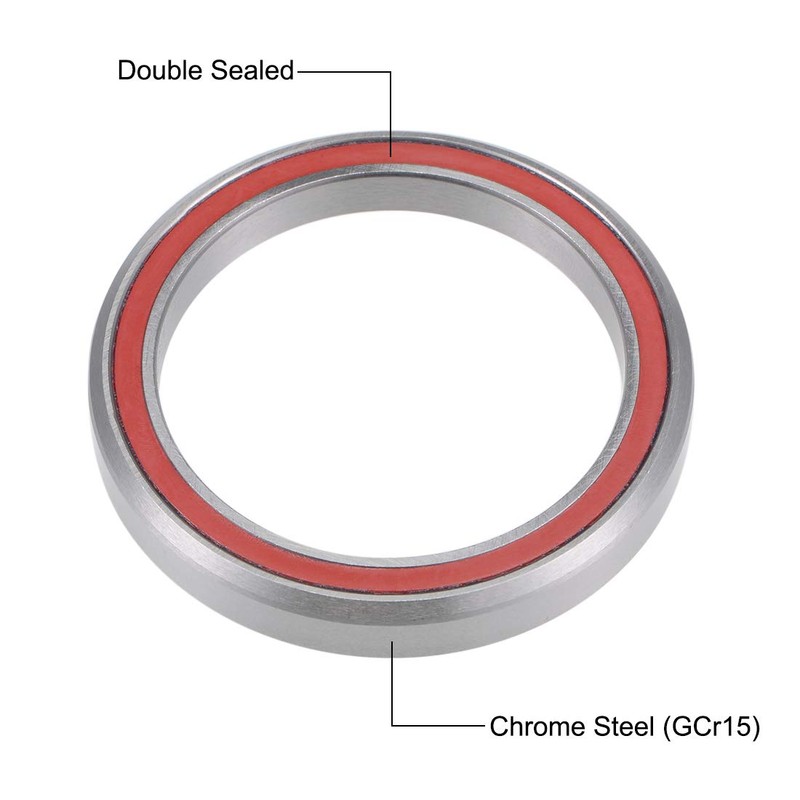 sourcing map MH-P16 Bicycle Headset Bearing 40x52x7mm Sealed Chrome Steel