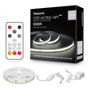 Tatazone White COB Led Strip Light Max with RF Remote,