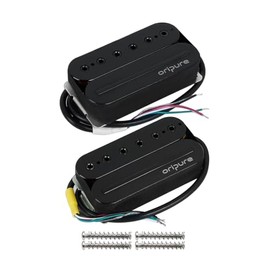 Oripure Guitar Humbucker Pickup Neck+Bridge Pickups Set Hot Rail & Screw Poles