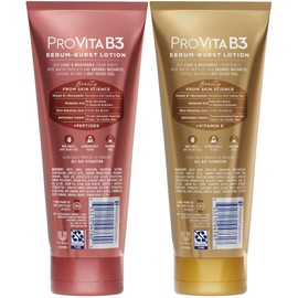 Vaseline Lotion, Pro VitaB3 Serum-Boost, Luminous Glow + Supple & Soft Variety 4-Pack – Weightless Hydration with Niacinamide and Hyaluronic Acid, 7.5 Oz Ea