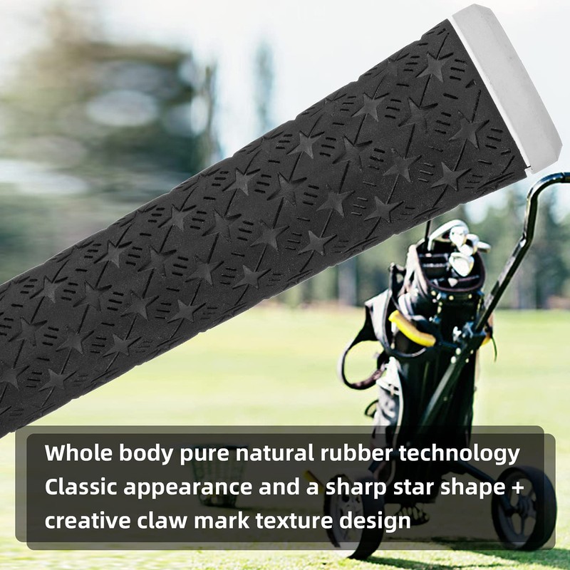 KINGRASP Golf Grips Set of 2(Free 2 Tapes) Soft Rubber