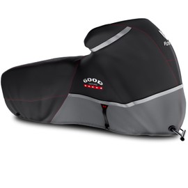 Rosefray Motorcycle Cover 600D Waterproof for Touring Models Harley Davidson Nightster,Sportster, Fat Boy Indoor & Outdoor Storage Gray