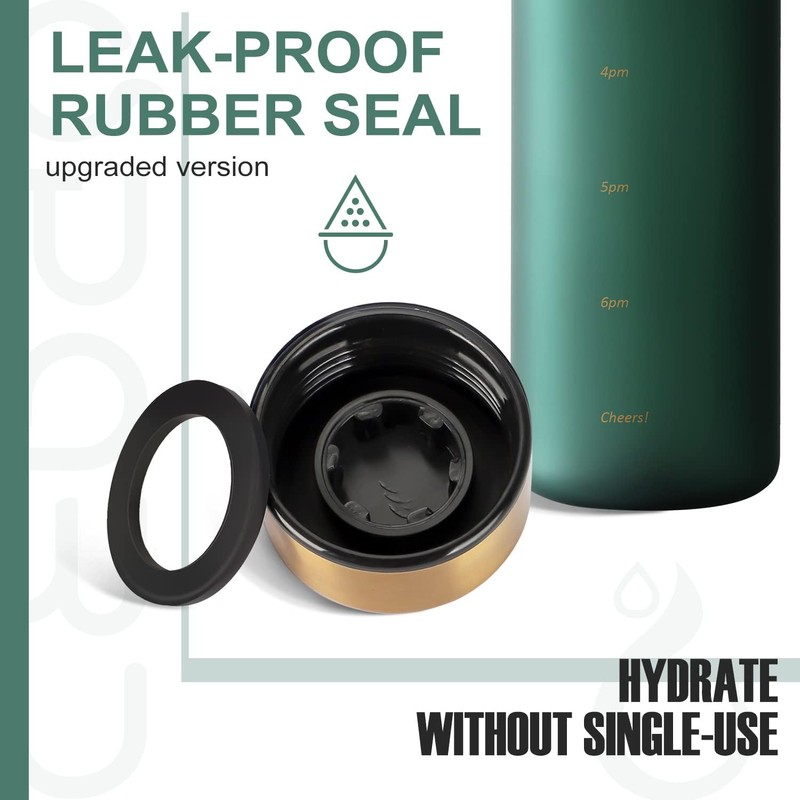 Opard Water Bottle, 1 Litre, Leak-proof Water Bottle, BPA-Free Sports