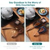 vancasso Stern Spoon Rest for Kitchen, Square Ceramic Spoon Holder,