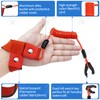 M MATI 2PCS Stop Kill Switch Safety Lanyard Band Tether