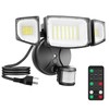 iMaihom 65W 6500LM Motion Sensor Outdoor Light, Plug In LED