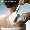 2-piece Back Scrubber for Shower, 14" Long Handle Body Brush,