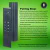 PERFASCIN P3700 sub P2575 P2897 Replacement Voice Universal Remote Control