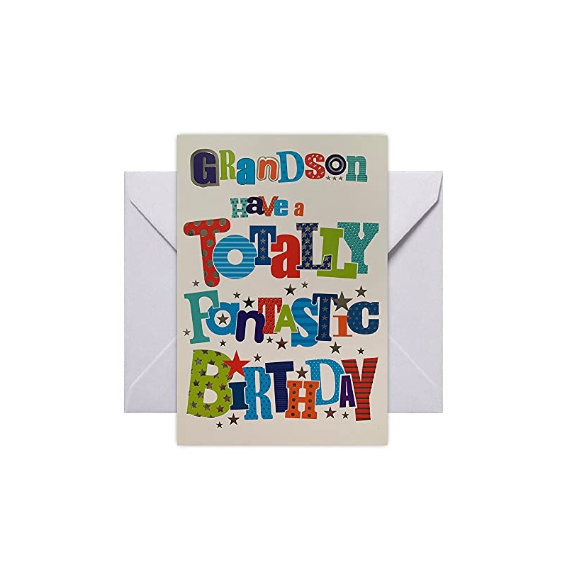 Grandson Birthday card - Have A Totally Fantastic Birthday