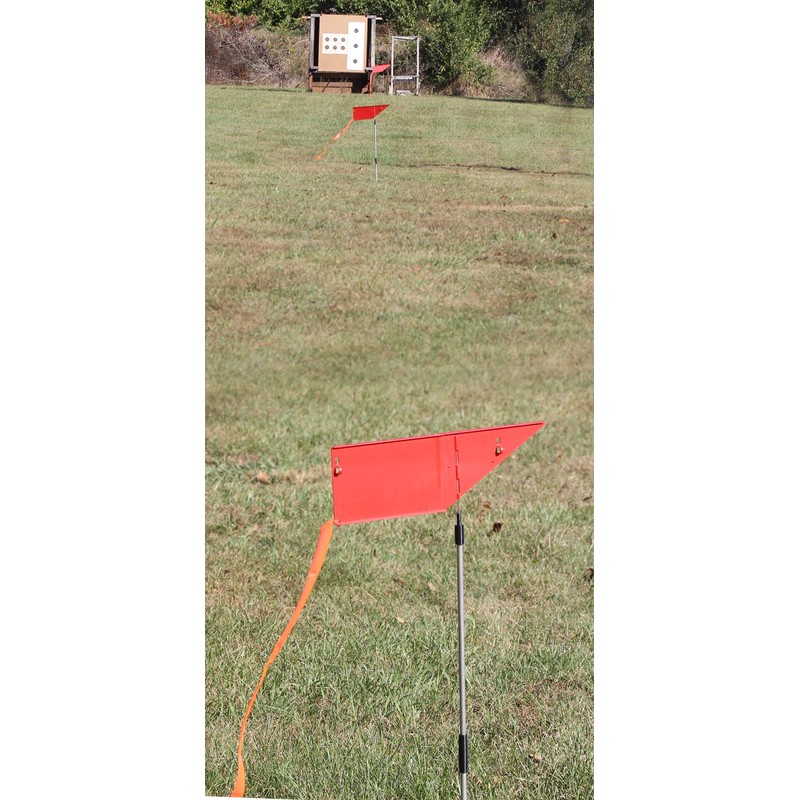 MTM WRF Wind Reader Shooting Range Flag, USA Made, Red