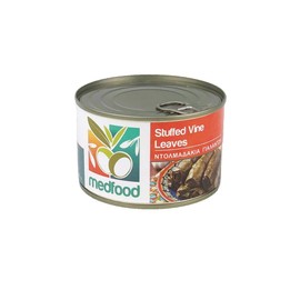 Traditional Hand Stuffed Vine Leaves - Dolmades - Dolmadakia 400g Tin - Vineleaves stuffed with Rice and Herbs