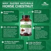 Zazzee Extra Strength Horse Chestnut 10:1 Extract, 3000 mg Strength,