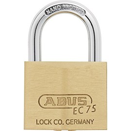 ABUS 26409 Brass Padlock with 7341 Reversible Alike Keyed