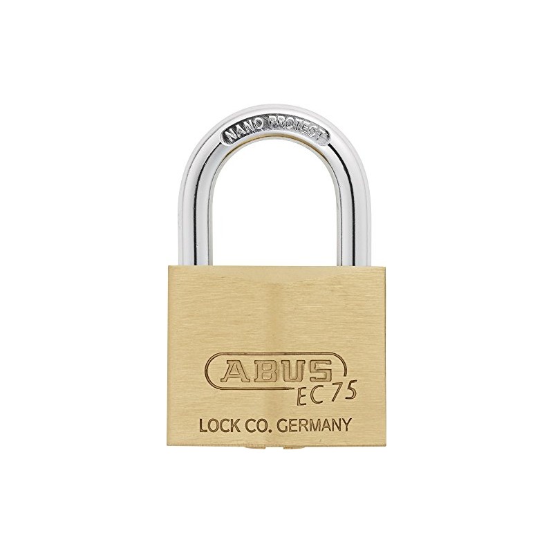 ABUS 26409 Brass Padlock with 7341 Reversible Alike Keyed
