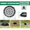 Natotela 20in Ductile Iron Atrium Drain Grate and Frame, Dome