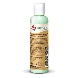 Leche Limpiadora Facial con Baba de Caracol, Humectante y Desmaquillante 125 ml.