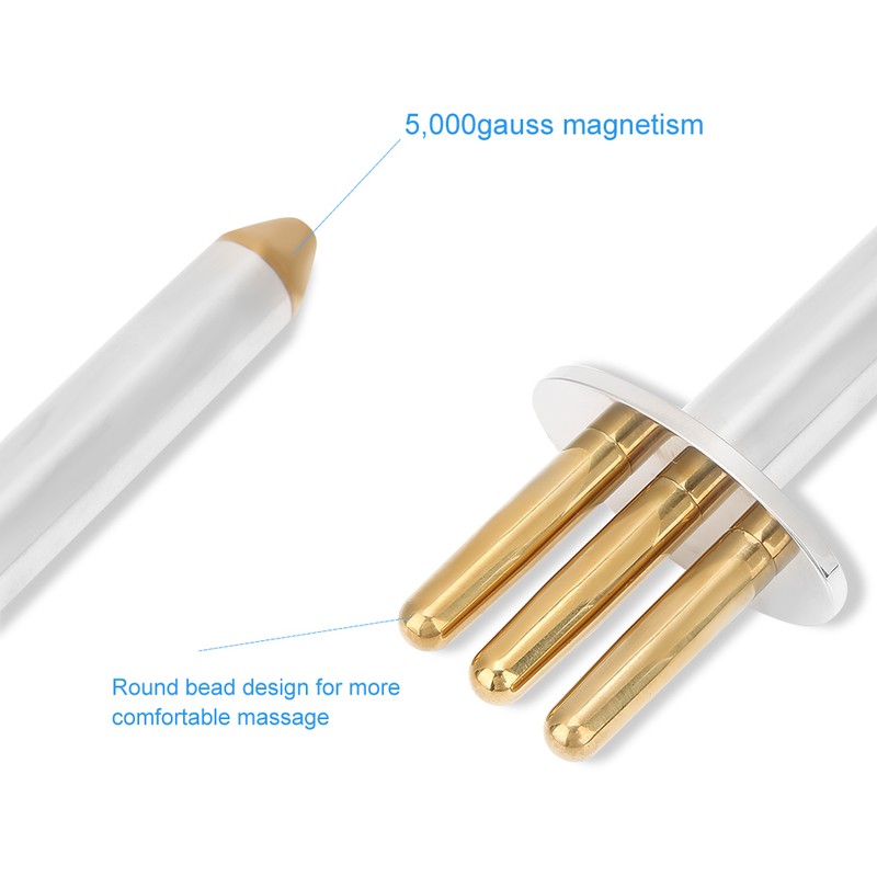 3 Fork Massage Stick Magnetotherapy Acupoint Acid Drainage Massage Stick