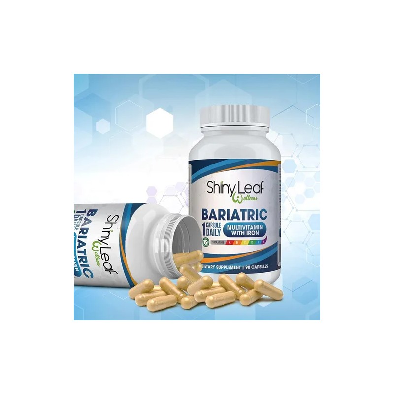Multivitamnico Shiny Leaf Bariatrico Ciruga con Hierro 90 Cpsulas