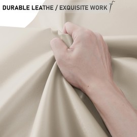 YAFLC Self Adhesive Leather Repair Tape Kit, 4"x 63" Leather Repair Patch for Furniture, Leather Repair Patch for Car seat, Sofas, Couch, Boat Seat Apricot