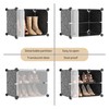 WEXCISE Portable Shoe Rack Organizer with Door, 48 Pairs Shoe