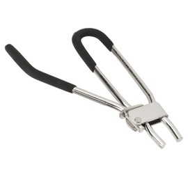 Brake Hose Pinch Steel 12mm Opening Rounded Jaw Edges Multipurpose for Fuel Vacuum Fluid Pipes