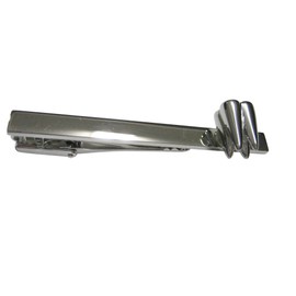 Kiola Designs Silver Toned Shiny Dental Tooth Teeth Tie Clip