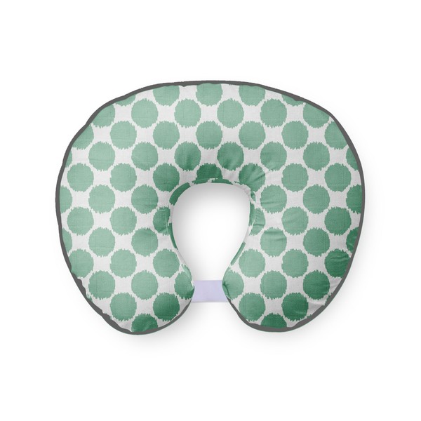 Bacati Ikat Dots Muslin Fabric Hugster Nursing Pillow with Insert