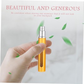 PACKOVE 12pcs Refillable Perfume Sprayer Bottles Portable Glass for Travel Essential Oils Mist Lightweight Leak Design