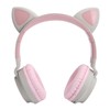Cat Ear Headphone 3D LED Light Wireless Bluetooth 5.0 Foldable