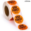 1000 Labels Use First Stickers for Food Service, 1.5-inch Wide,