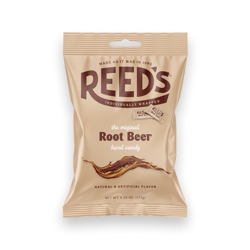 Reed’s Root Beer Candy, 6.25oz Bag (Pack of 2) Individually