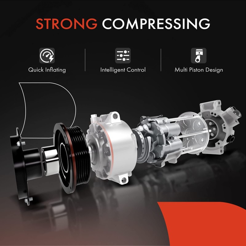 A-Premium A/C Compressor with Clutch Compatible with Acura TSX 2.4L
