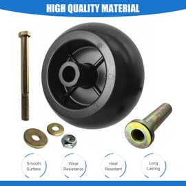 103-3168 Anti-scratch chassis wheel bolt kit, 5/8 inch bore wheel mower for Bad Boy/Exmark/Kubota, part numbers: 022-5234-98, 103-4051, 103-7263, 1-603299