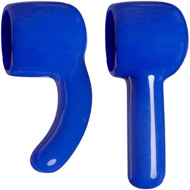 GURECOD 2 Pack Massager Attachment Accessories Massage Attachments Accessory Silicone (Blue/2pcs)