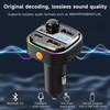 QUMOX Bluetooth 5.0 Car FM Transmitter C26 with Hands-Free Calling,