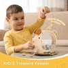 CEOTIS Wooden Money Bank for Kids - Cute Piggy Bank