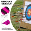 MECCANIXITY Arrow Vanes Arrow Fletching 4" Shield Shape Turkey Feathers