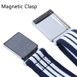 Kajeer Belt for Boys Girls Adjustable - Large Elastic Stretch Belt with Simple Magnetic Buckle for 2-15 Years Boys and Girls -