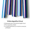 Cricut Vinile olografico 30x120cm (blu)