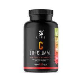 Vitamina C y Escaramujo 240 Cpsulas 650 mg por porcin. Adicionado con fosfolpidos. Ingredientes naturales. C Liposomal B Life.                        