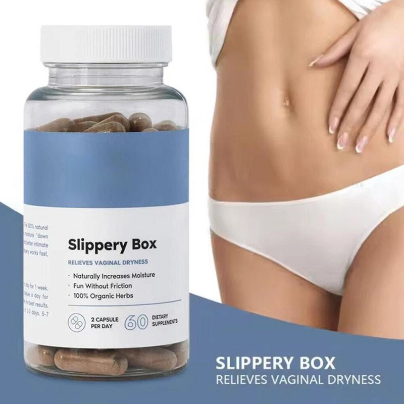 NATURAL SLIPPERY BOX - SLIPPERY ELM BARK CAPSULE FOR VAGINAL