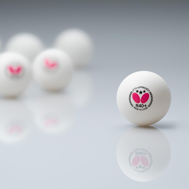 Butterfly R40+ 3* Table Tennis Ball- box of twelve