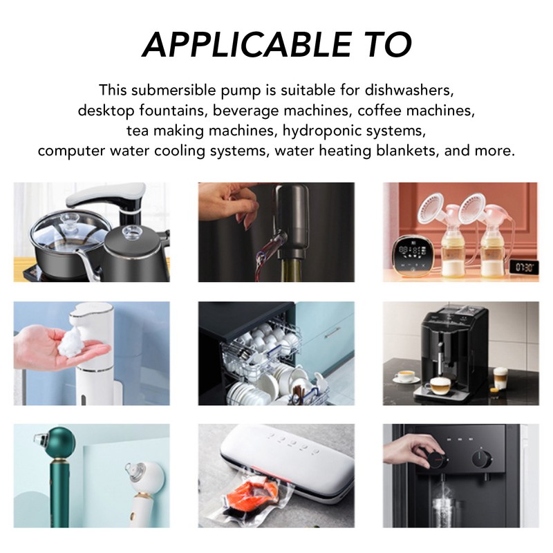 Ice Machine Water Pump Energy Saving Universal Submersible Pump Durable